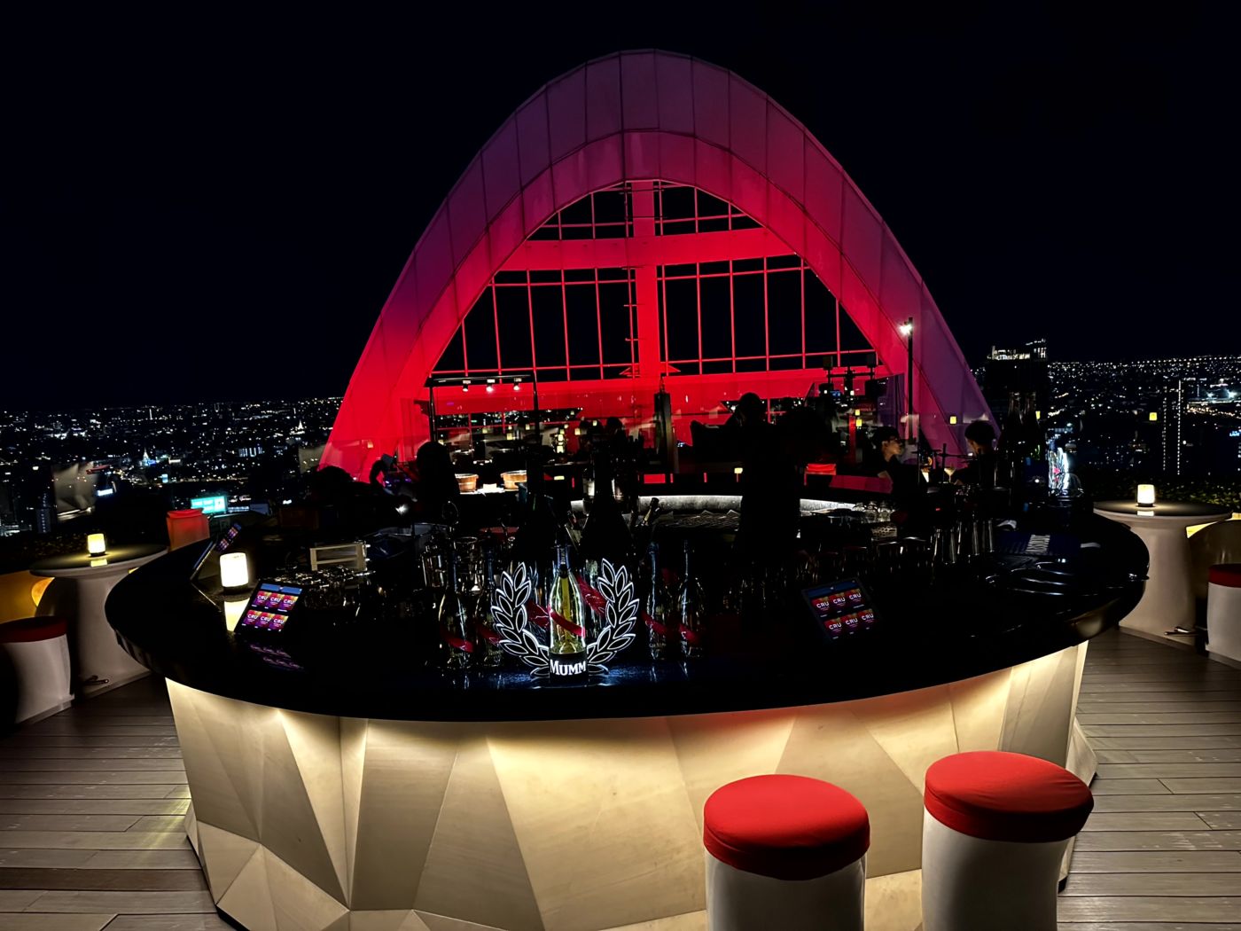 Offizielles Reiseende in Bangkok – Skyline, Rooftop-Bars und Red-Sky-Nacht