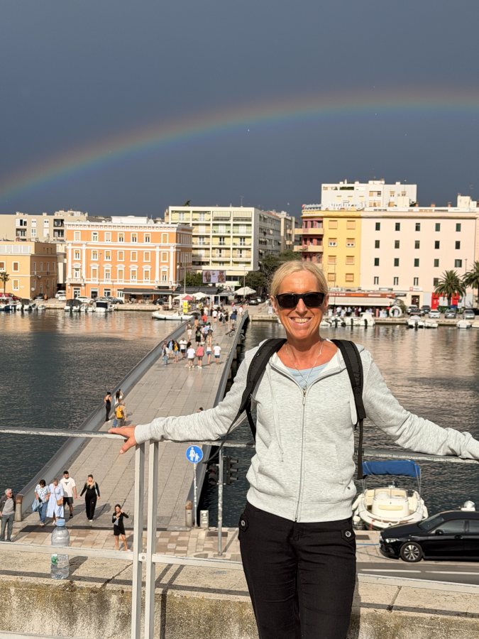 Nachmittag – Kaffee, Regenbogen und Meeresorgel