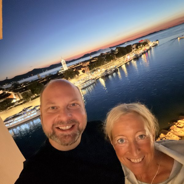 Nacht – Essen, Wein und unsere Aussicht